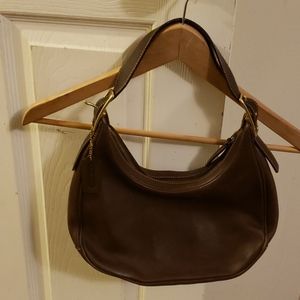 Leather Coach Shoulder Bag
